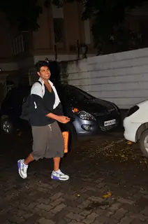 Kunal Rawal snapped at Morani house