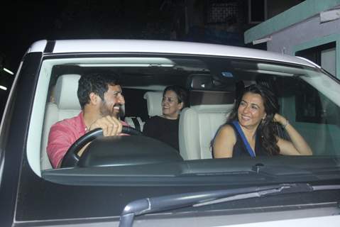 Kabir Khan and Mini Mathur at Katrina Kaif's Birthday Bash