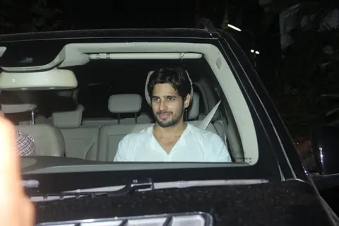 Sidharth Malhotra at Katrina Kaif's Birthday Bash