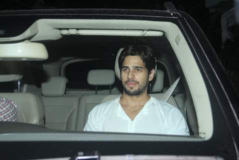 Sidharth Malhotra at Katrina Kaif's Birthday Bash