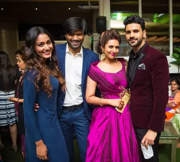 Sana Makbul and Anand Mishra at Divyanka Tripathi - Vivek Dahiya's 'Happily Ever After' Party