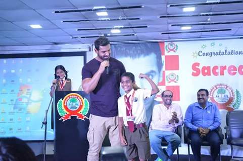 John Abraham at Sacred Heart school event in Kalyan