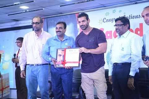 John Abraham at Sacred Heart school event in Kalyan