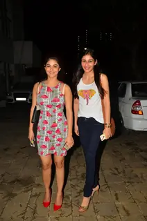Pooja Chopra and Meera Chopra at Premiere of Satish Kaushik's play Mr and Mrs Murarilal