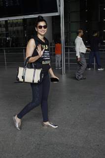 Gauahar Khan spotted at airport!