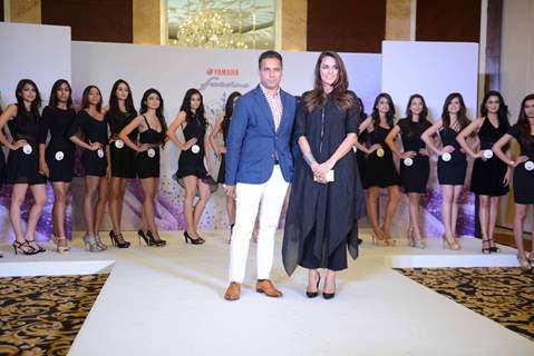 Neha Dhupia at auditions of Miss Diva