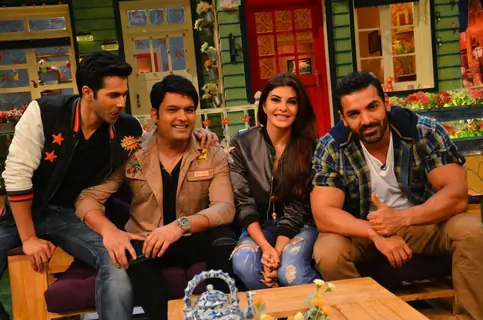 Varun, John and Jacqueline Promotes 'Dishoom' on sets of 'The Kapil Sharma Show'