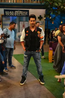 Varun Dhawan Promotes 'Dishoom' on sets of 'The Kapil Sharma Show'