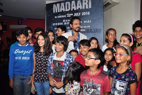 Irrfan Khan at Screening of movie 'Madaari'