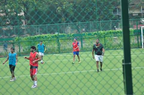 Ranbir Kapoor and Aditya Roy Kapur snapped at soccer match