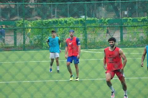 Ranbir Kapoor and Aditya Roy Kapur snapped at soccer match