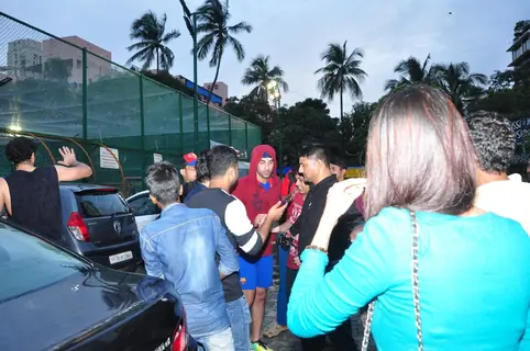 Ranbir Kapoor snapped at soccer match