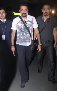 Sanjay Dutt spotted at airport!