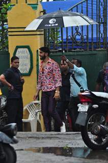 Ranveer Singh shoots for a travel ad