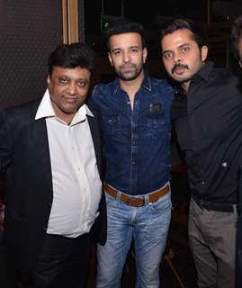 Sreesanth celebrating at Launch of the music video album & Birthday bash!