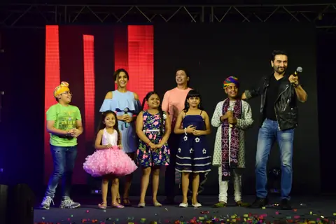 Shaan, Neeti Mohan and Shekhar Ravjiani at Launch of &TV's new show 'The Voice India Kids'
