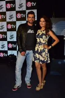 Jay Bhanushali and Sugandha Mishra at Launch of &TV's new show 'The Voice India Kids'