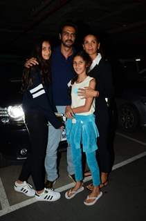 Arjun Rampal with his wife and daughters spotted at airport
