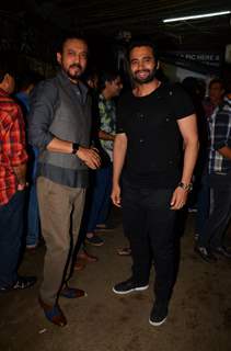 Irrfan Khan and Jackky Bhagnani at Special screening of the film “Madaari”