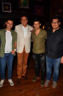 Manmeet Singh, Harmeet Singh, Kayoze and Boman Irani at Music Launch of The legend of Michael Mishra