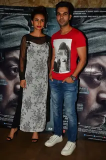 Patralekha and Rajkummar Rao at the special screening of Madaari