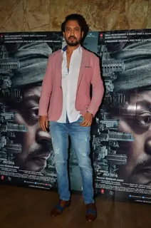 Actor Irrfan Khan at the special screening of Madaari