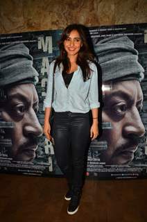 Neha Sharma at the special screening of Madaari