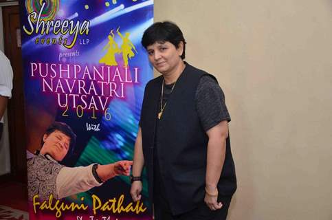 &#8203;Press Meeet with Falguni Pathak at Ambassador Hotel