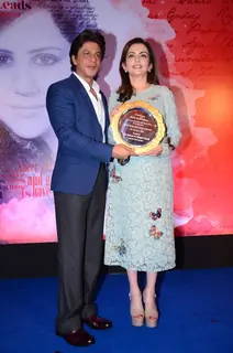 Nita Ambani and Shah Rukh Khan at Launch of Gunjan Jain's Book 'She Walks She Leads'