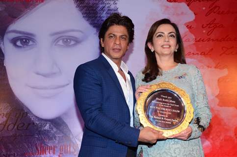 Nita Ambani and Shah Rukh Khan at Launch of Gunjan Jain's Book 'She Walks She Leads'