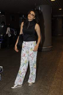 Kajal Aggarwal snapped at airport