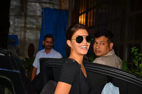 Jacqueline Fernandes promotes 'Dishoom'