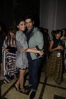 Pernia Qureshi with Manish Malhotra at Day 3 of FDCI India Couture Week