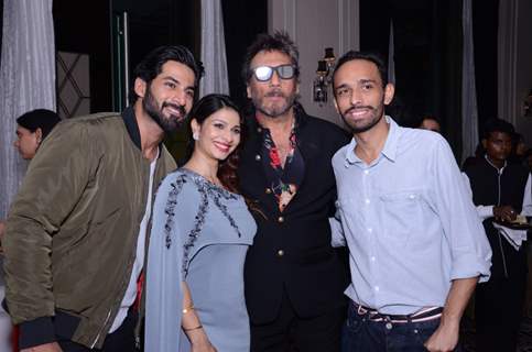 Tanishaa Mukerji, Jackie Shroff and Vivan Bhathena at Success party of 'NGO STAMP'