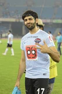 Kartik Aaryan at Soccer Match between Parliamentary MP vs All Stars