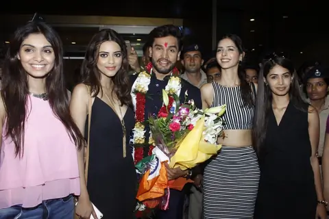 Rohit Khandelwal returns home after winning Mr World 2016