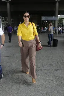 Neha Dhupia snapped at airport