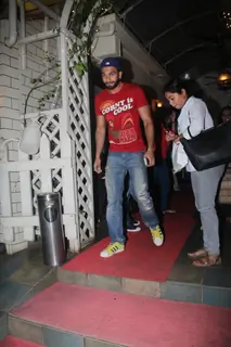 Ranveer Singh snapped in Bandra