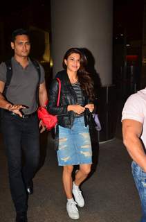 Jacqueline Fernandes spotted at airport!