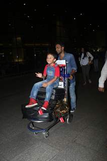 Sanjay Dutt's son spotted at airport!