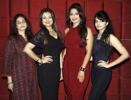 Aarti with Deepshikha and others celebrates her winning for the Dadasaheb Phalke Golden Camera Award