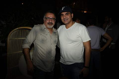 Ajay Chabbria with Arbaaz Khan at 'Fever' Bash!