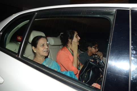 Aamir Khan's mother Zeenat Hussain attends Party at Aamir Khan's residence