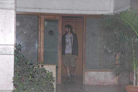 Farhan Akhtar snapped at Excel office