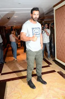 John Abraham promotes 'Sofit'