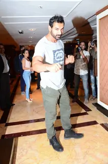 John Abraham promotes 'Sofit'