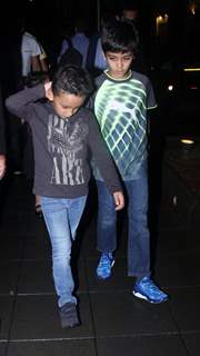 Son Shahraan Dutt at the Birthday Bash of Sanjay Dutt!