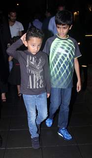 Son Shahraan Dutt at the Birthday Bash of Sanjay Dutt!