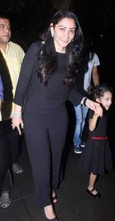 Wife Manyata Dutt with Daughter Iqra Dutt at the Birthday Bash of Sanjay Dutt!