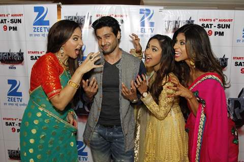 Rakshanda Khan, Aham Sharma, Krystle D'souza and Kishwer Merchantt at the Launch of Bramharakshas